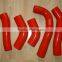 RED Reinforced Silicone Intercooler Turbo Hose for Toyota Supra MK3 MA70 7MGTE