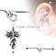 Dangle custom industrial barbell body piercing jewelry
