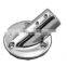 Stainless Steel 45 Degree Round Base.