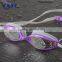 Hot sale best UV-shield mirror coatedglasses anti-fog swimming goggles waterproof glasses