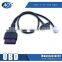 Custom Straight OBD Male to 1 pcs Car Maker Female + 1 pcs Housing Y Splitter Cable