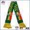 Professional Custom Knit Fan Scarf Jacquard Scarf