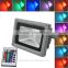 2016 high quality factory price IP67 50w rgb led floodlight remote led flood lights with CE &ROHS&UL 3 years warranty