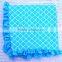 Custom hand knitted baby wrap newborn baby cotton blanket for wholesale