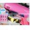 9W UV Lamp Gel Dryer Lamp + Nail Art Nail Acrylic Powder Brushes Tips Kit Set