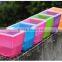 Home Decorative Desktop Balcony square Flower Pots Self Watering