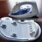 Steam iron portable with teflon and stainless steel soleplate esay clean and use