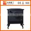Indoor freestanding cast iron fireplace/wood burning stove with warm temperature DHF243BI