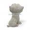 Lovely Resin White Dog Statue