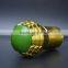 Beautiful aluminium wine bottle cap with green red bead