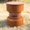 Protable Outdoor Party Waterproof Organ Style Foldable Kraft Paper Stool