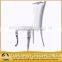 white bend stainless steel legs wedding chair restaurant chair