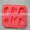 cute design food grade silicone ice cube tray and cake molds