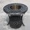 leisure metal frame outdoor patio barbeque furniture