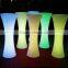 Transparent crystal rechargeable LED Dinner Table