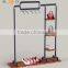 Custom made floor standing clothes hanger hat stand metal clothes display rack
