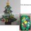 2017 hot wool felt christmas tree decoration in stock