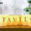 LED Flameless Candles Assorted Glittering Letter Decorative Candles