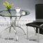 Dining table and chair, designs glass dining table set