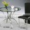 modern coffee table,stainless steel round massage table,glass dining table