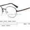 New 2016 vintage metal frame flat lens Korean glass frame for men and women can match myopia