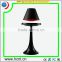 Wholesales levitating led ul clip lead crystal table lamps black-clear