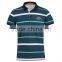 Mens polo collar striped t shirt