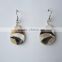 new design abalone shell earrings nutural abalone shell earrings women abalone shell hoop earrings