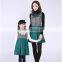 Autumn winter women dresses latest fashion dresses for mother and daughter