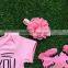 baby girls boutique clothing infant girl kids clothes pink fashion romper with matching headband and legwarmer set