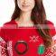 Juniors Ugly Christmas Custom Funy Print Jacquard Sweater for Wholesale