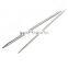 (2.0mm-6.5mm)Stainless Steel Hollow Knitting Needle Silver Tone 21cm long, 1 Set