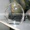 Wholesale good k9 crystal Peach shape iceberg awards, crystal iceberg trophy for souvenir gift JKC-0131