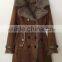 YRFUR Fashion YR-AB22 Euro Style women Sheep lamb Skin Double Face Coat