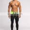 50% Spandex and 50% cotton high quality grey quick dry sports wear buttoms and bodybuilding long pants for men