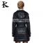 2016 fashion black slim fit warm ladis down jacket