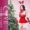 Christmas Party Santa Clause Long Christmas Santa Dress