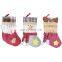 Lovely Christmas Tree Decoration Christmas Bag Santa Claus Snowman Elk Stocking