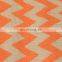 Wholesale Raised Grain Flax Table Runner Chevron