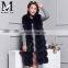 2015 New Design Lady Fur Vest Winter Natural Blue Fox Fur Warm Vest