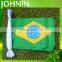 Gold sales decorative custom polyester Brazil triangle pennant string flag