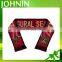 OEM and ODM service high quality custom logo team football fans scarf