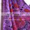Queen Purple Color Lotus Buddha Design Tapestry Indian Double cotton Tapestry