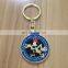 Free sample custom simple round metal keyring