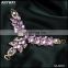 Wholesale shoe chains jeweled and pink rhinestones shoe accessory