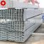 Normal hot-dipped gi steel box section standard sizes water galvanized pipe for sale