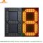 12 Inch yellow led gas price sign,Outdoor led 7 segment display for gas station price sign