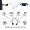 Aquatic Sports Training Waterproof IPX 8 Wireless USB Portable Long Range 1km Bone Conduction Headphone
