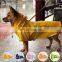 Pet dog Apparel large dog raincoat clothes Waterproof rain coat with reflective stripe S-5XL