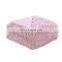 Factory Wholesale  PV Fleece Faux Fur Throw Blankets Dark Rose